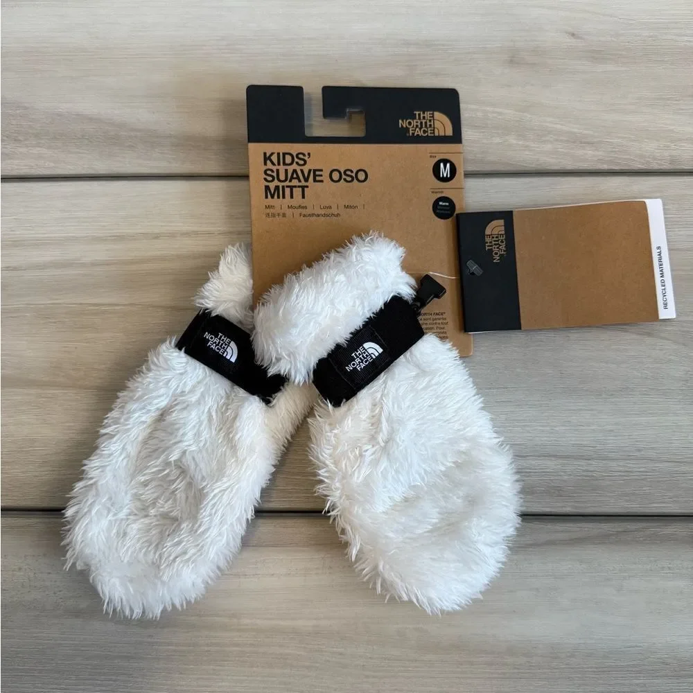 The North Face Suave OSO Mitt Little Kids Medium White NWT